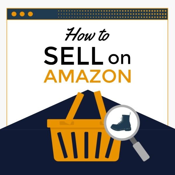 shopping, shoes, online sale, How To Sell On Amazon  Instagram Post Template
