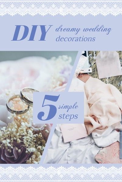 party, party decoration, decoration ideas, DIY Wedding Decoration Pinterest Post Template