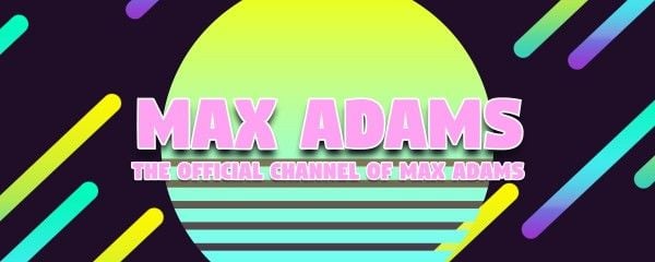 watching, game, fortnite, Black Max Adams Twitch Banner Template