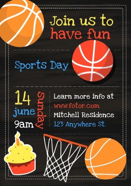 game, basketball, gaming, Sports Day Poster Template