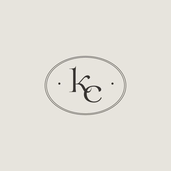 round, logotype, brand, Beige Minimalist Circle Logo Template