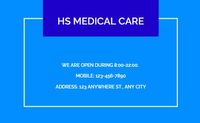 Medical Care Business Card