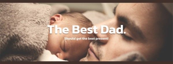 father's day, father, greeting, Best Dad Facebook Cover Template