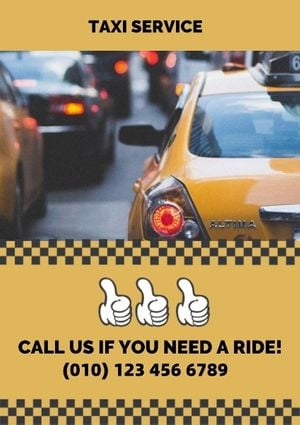 Good Taxi Service Poster