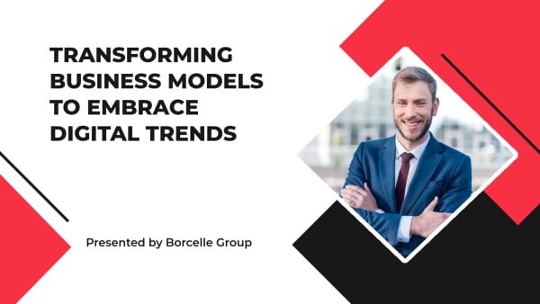 Red And Black Modern Business Report Presentation