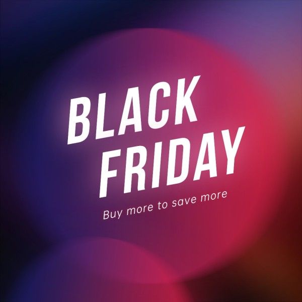 blackfriday, social media, promotion, Purple Black Friday Sale Quote Instagram Post Template