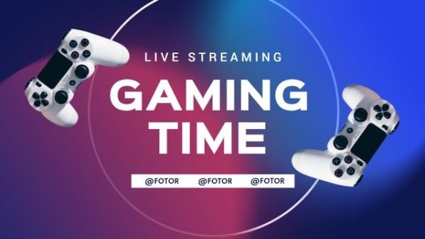 game, gamer, gamepad, Live Streaming Gaming Time Youtube Channel Art Template