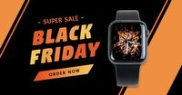 黑苹果手表超级黑色星期五销售 Facebook App广告