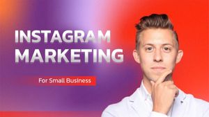 tips, tutorial, ideas, Red Purple Gradient Professional Instagram Marketing Youtube Thumbnail Template