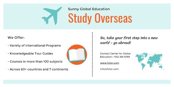 Study Overseas Twitter Post