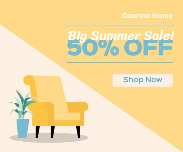 business, marketing, retail, Big summer sale Large Rectangle Template