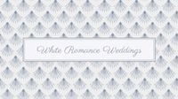 白色婚礼图案 Youtube 横幅 Youtube频道封面