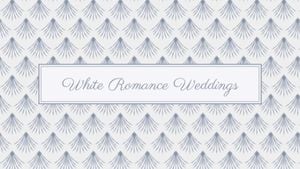 White Wedding Pattern YouTube Banner Youtube Channel Art