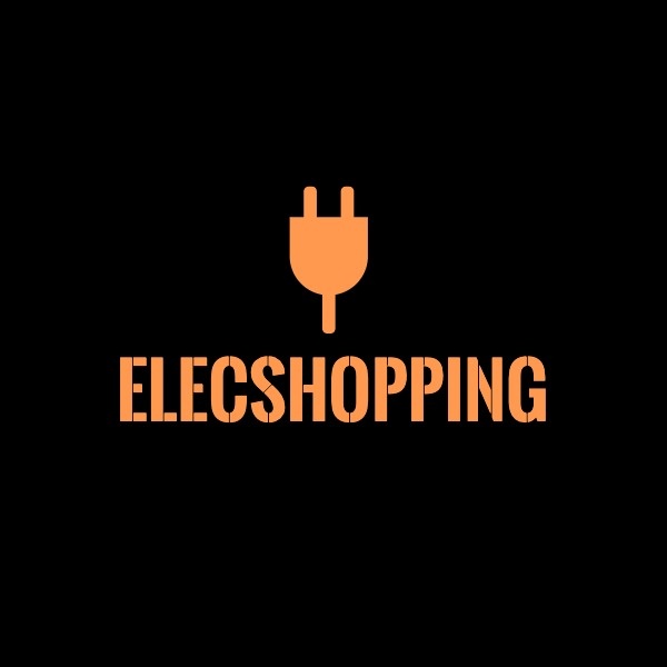Orange Electronics Shop Logo Logo