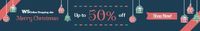 festival, advertisement, shop, Dark Blue Merry Christmas Super Sale Banner Ads Mobile Leaderboard Template