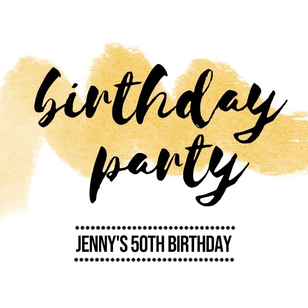 40th Birthday Party Instagram Post