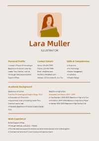 Free Artist Resume Templates to - Abstract Illustrator Cv Eec15a84 0e9d 47c2 Bd7e B95076c06f41 