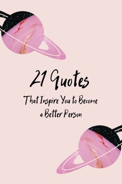 quote, life, social media, Pink Planet Tumblr Graphic Template