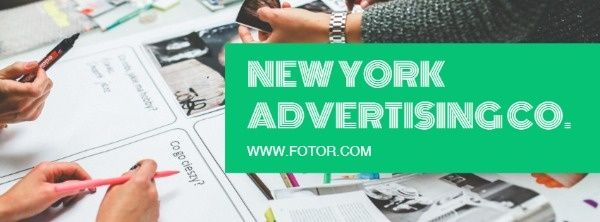advertisement, ads, creative company, New York Advertising Company Facebook Cover Template