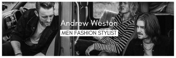 Black And White Men's Fashion Style Banner Twitter Cover