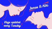 valentine, lovers, couples, Dark Purple Couple's Daily Life Youtube Channel Art Template