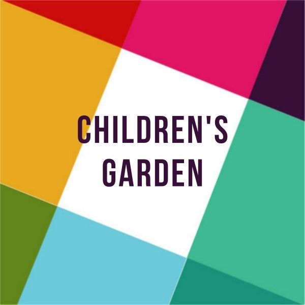 life, lifestyle, fashion, Colorful Children's Garden ETSY Shop Icon Template