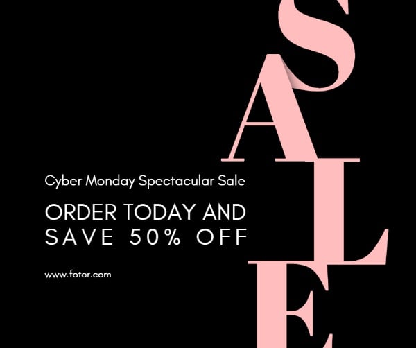 Cyber Monday Sales Facebook Post