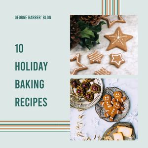 Blue Holiday Baking Recipe Christmas Instagram Post Instagram Post