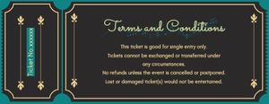 event, bar, gathering, Black Neon Food And Carol Night Party Ticket Template