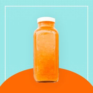 橙子和蓝色的简单果汁 商品图片