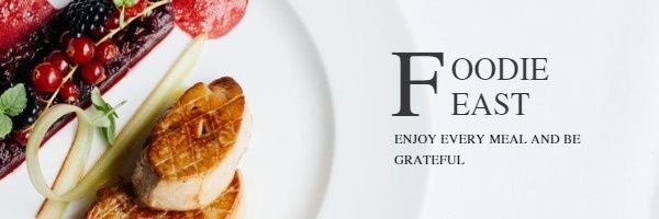 Simple Food Feast  Invitation Email Header Email Header