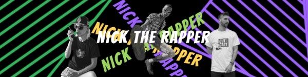 rapper, rap, music, Hip Hop Style LinkedIn Background Template