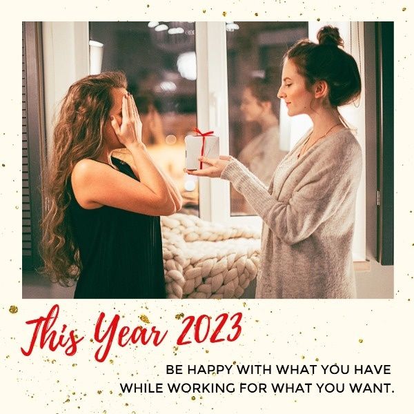 celebrate, festival, gift, New Year Wishes Instagram Post Template