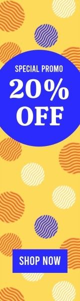 sale, promotion, discount, Official Client Appreciation Party Wide Skyscraper Template