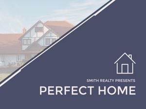 Perfect Home Ppt Presentation 4:3