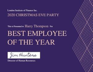 certificate of membership, membership, company, Best Employee Certificate Template