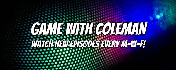 Black Game With Coleman Twitch Banner