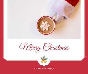 holiday, wishes, greeting, Simple Merry Christmas Blessing Facebook Post Template