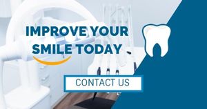 smile, dentist, dental, Teeth Health Online Ads Facebook Ad Medium Template