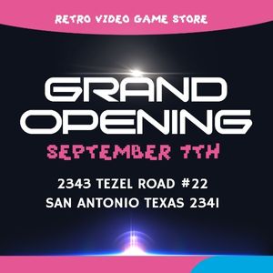 openning, notice, promotion, Pink And Blue Game Store Opening Instagram Post Template