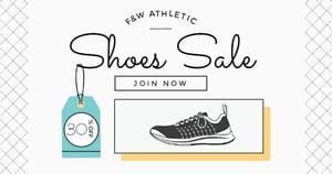 简单的运动鞋销售 Facebook广告