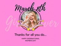 girl power, international womens day, woman, International Women's Day  Card Template
