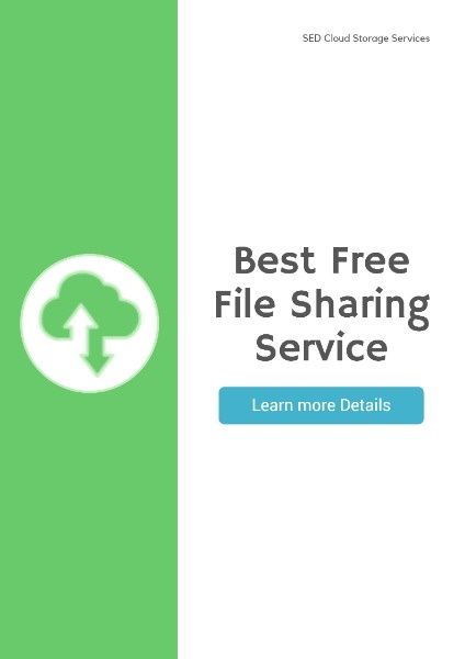 file, service, storage, Cloud Space Poster Template