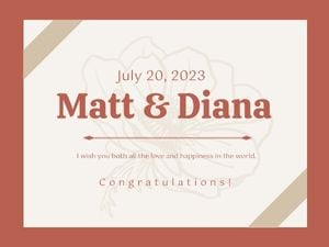 thank you, wedding ceremony, lifestyle, Wedding Wishes Card Template