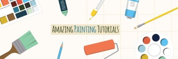Painting Tutorials Twitter Cover