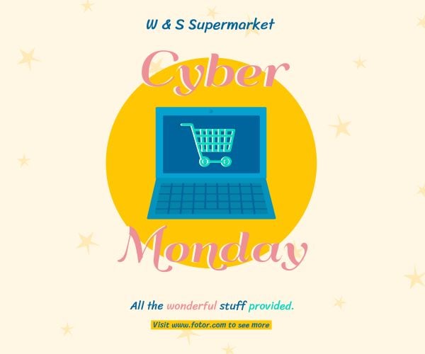 Cyber Monday Super Sale Medium Rectangle
