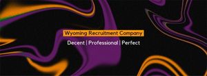 job hunting, firm, hire, Dark Gradient Recruitment Company Facebook Cover Template