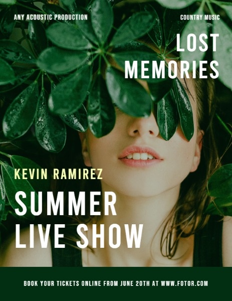 Summer Green Music Live Show Program