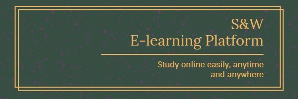 E-learning Education School Banner Email Header
