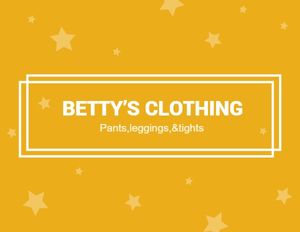 ベティの服 ラベル
